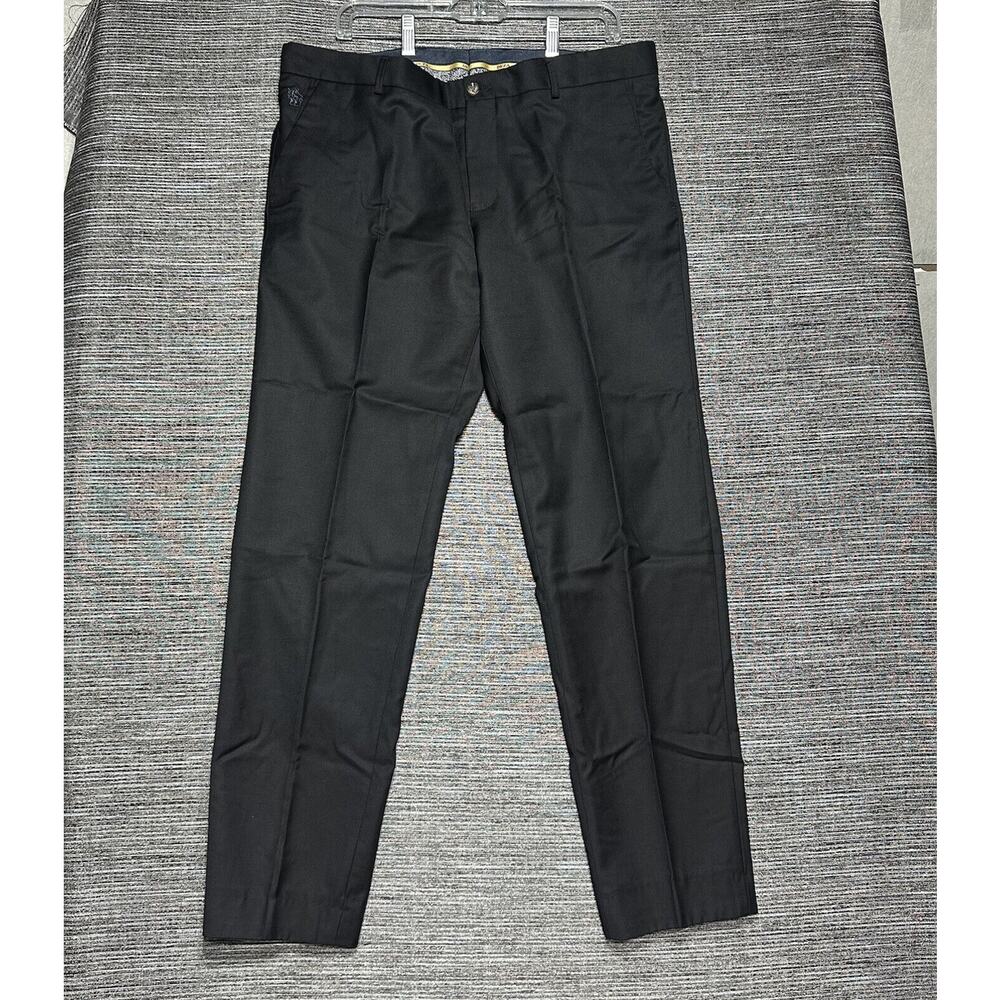 Elpa Deza Pants Men's Size 54 (38inch) Black Pleated